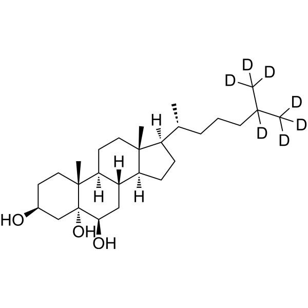 3β,5α,6β-Trihydroxycholestane-d7 127684-07-5
